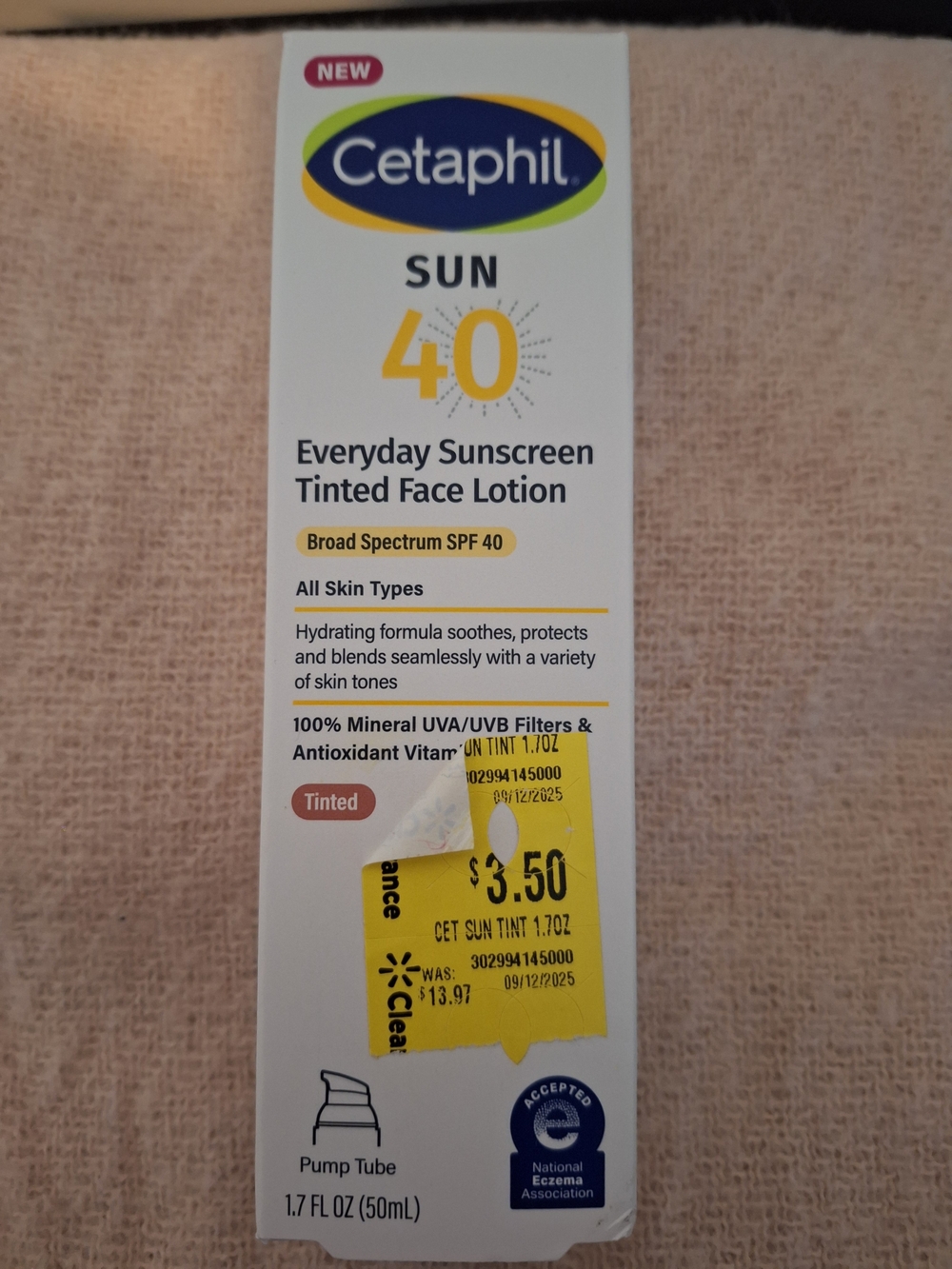 Cetaphil Sunscreen Tinted Face Lotion SPF 40